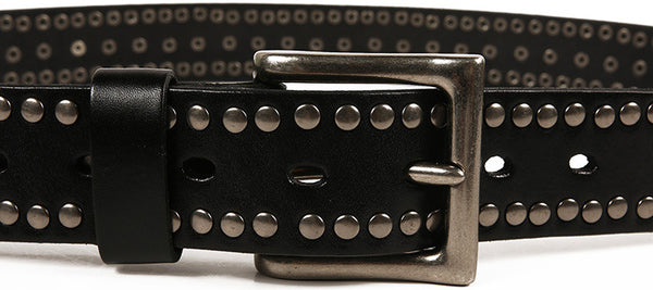 DEEPKEE original nubuck handmade full-grain genuine leather cowhide bag Deepkee Handcrafted Cowhide Studded Belt #655759