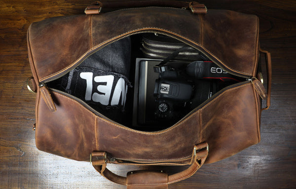 DEEPKEE original nubuck handmade full-grain genuine leather cowhide bag 1234567890