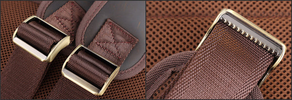 DEEPKEE original nubuck handmade full-grain genuine leather cowhide bag DEEPKEE WALKER LEATHER BACKPACK #3774