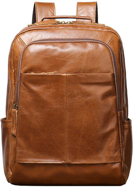 DEEPKEE original nubuck handmade full-grain genuine leather cowhide bag Montgomery Backpack Cowhide Travel Bags No0825_3