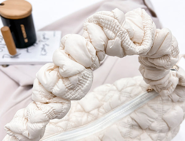 DEEPKEE original nubuck handmade full-grain genuine leather cowhide bag Gnocchi Bag Cross-Body Cozy Bag 雲朵包 WXQ-2