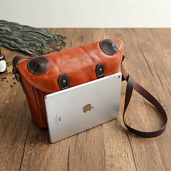 DEEPKEE original nubuck handmade full-grain genuine leather cowhide bag Handmade Vegetable Tanned Leather Cowhide Bag Crossbody #32043