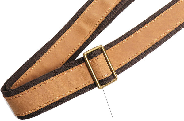 DEEPKEE original nubuck handmade full-grain genuine leather cowhide bag Baldwin Unisex Sling Bag No.30011