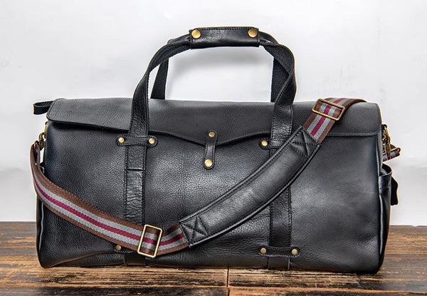DEEPKEE original nubuck handmade full-grain genuine leather cowhide bag Marty Nubuck Duffle Bag No.S1618
