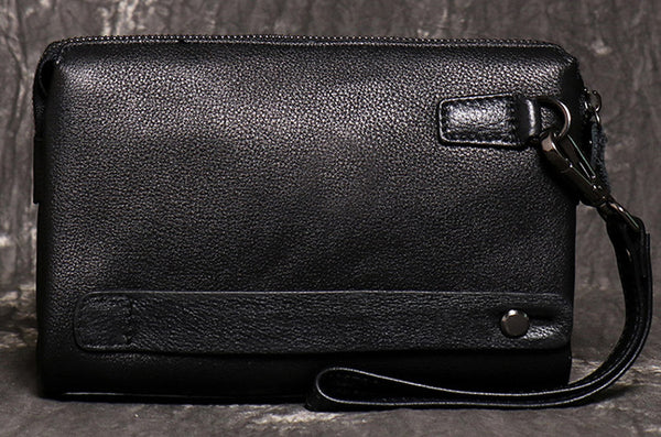 DEEPKEE original nubuck handmade full-grain genuine leather cowhide bag DEEPKEE HANDMADE | Genuine Leather Zip Around Wallet Clutch Wristlet Travel Long Purse No.J083