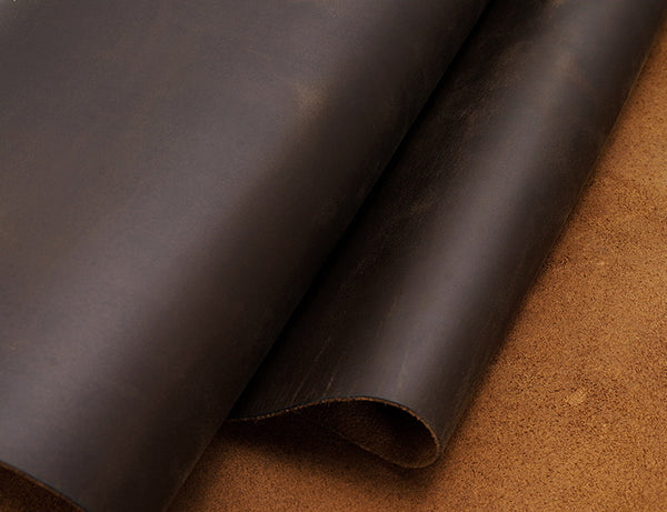 DEEPKEE original nubuck handmade full-grain genuine leather cowhide bag Deepkee Full-grain Leather Large Capacity Travel Cowhide Backpack #3709