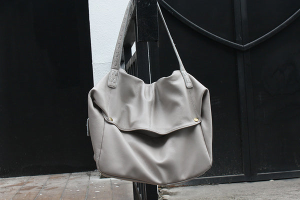 DEEPKEE original nubuck handmade full-grain genuine leather cowhide bag Handcrafted Tote Large Bag #80323