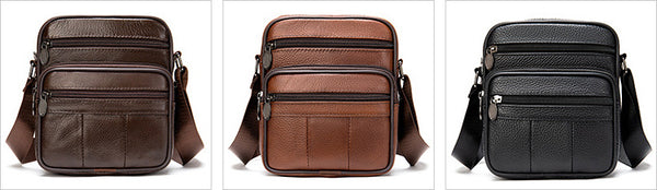 DEEPKEE original nubuck handmade full-grain genuine leather cowhide bag Deepkee Handcraft leather shoulder crossbody small bag #1180500