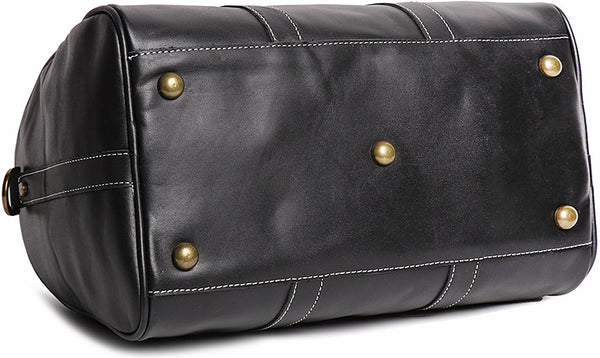 DEEPKEE original nubuck handmade full-grain genuine leather cowhide bag DEEPKEE LEATHER | Recht Trip Travel Bag No.1028