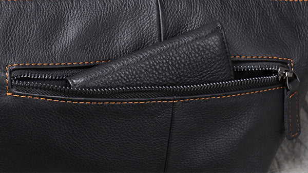 DEEPKEE original nubuck handmade full-grain genuine leather cowhide bag Gregory Cylindrical Crossbody Bag No.30283