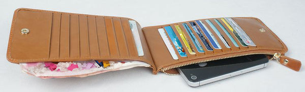 DEEPKEE original nubuck handmade full-grain genuine leather cowhide bag Oil Wax Leather Cowhide Ultra Clutch No.3045