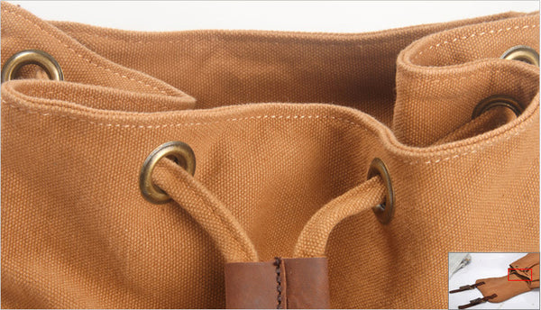 DEEPKEE original nubuck handmade full-grain genuine leather cowhide bag Outdoor Research Backpack #2105