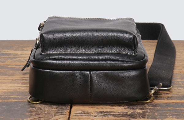 DEEPKEE original nubuck handmade full-grain genuine leather cowhide bag Toby Soft Leather CrossBody Bag No.3809