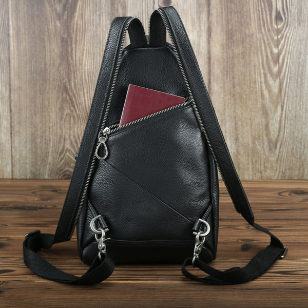 DEEPKEE original nubuck handmade full-grain genuine leather cowhide bag Deepkee Leather Unisex Dual-use Bag Backpack #SJ007