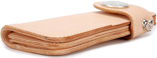 DEEPKEE original nubuck handmade full-grain genuine leather cowhide bag DEEPKEE Handmade Python Leather Bifold Wallet #59895