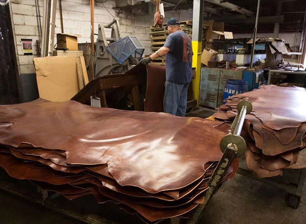 DEEPKEE original nubuck handmade full-grain genuine leather cowhide bag Handmade Personalized harley Leather Bifold Wallet #125_1