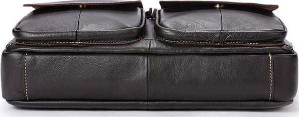 DEEPKEE original nubuck handmade full-grain genuine leather cowhide bag HANDMADE COWHIDE BRIEFCASE #8002