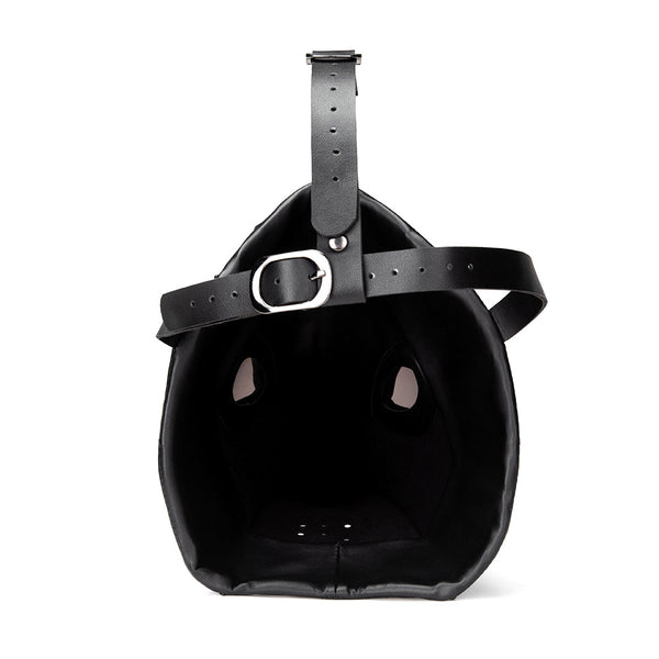 DEEPKEE original nubuck handmade full-grain genuine leather cowhide bag Deepkee Halloween Mask #FPBM002