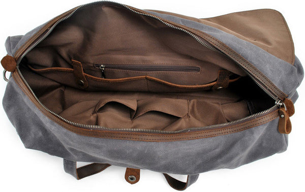 DEEPKEE original nubuck handmade full-grain genuine leather cowhide bag Leather Accessories Canvas Weekend Bag #2032K1