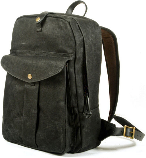 DEEPKEE original nubuck handmade full-grain genuine leather cowhide bag Outdoor canvas mountaineering backpack #5035
