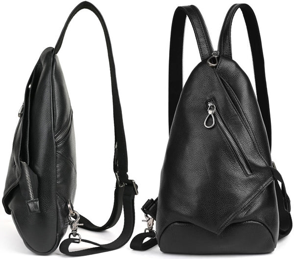 DEEPKEE original nubuck handmade full-grain genuine leather cowhide bag Deepkee Leather Unisex Dual-use Bag Backpack #SJ007