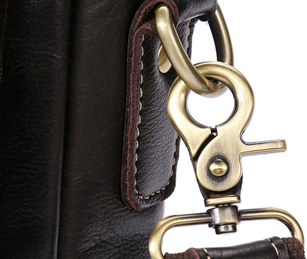 DEEPKEE original nubuck handmade full-grain genuine leather cowhide bag HANDMADE COWHIDE BRIEFCASE #8002