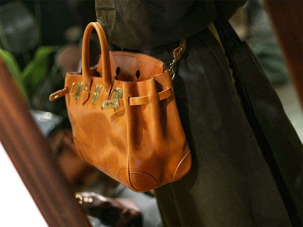 DEEPKEE original nubuck handmade full-grain genuine leather cowhide bag Deepkee Women Handbags Top Handle Satchel Purse Shoulder Bag #30073