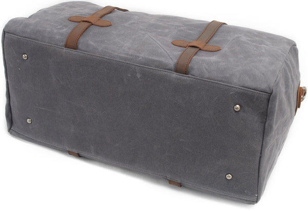 DEEPKEE original nubuck handmade full-grain genuine leather cowhide bag Leather Accessories Canvas Weekend Bag #2032K1