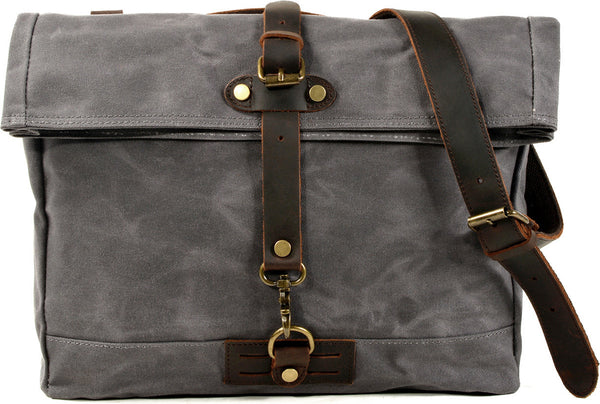 DEEPKEE original nubuck handmade full-grain genuine leather cowhide bag Fixed Gear Bags No.6060