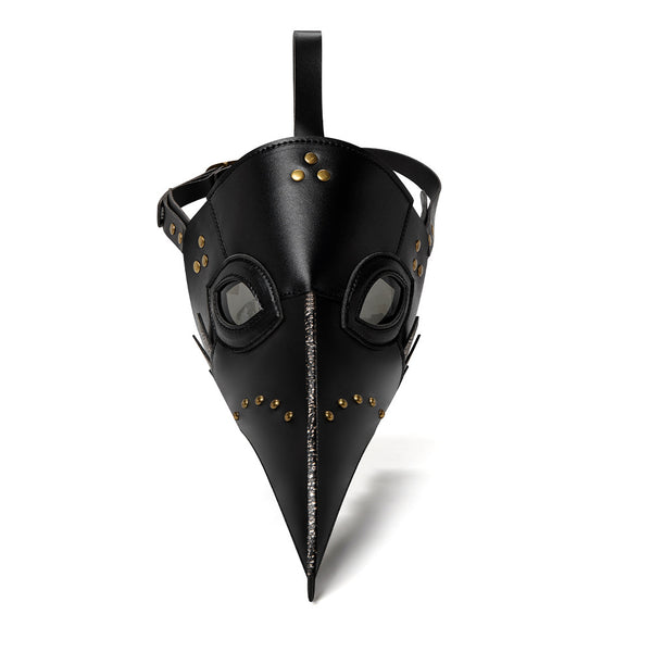 DEEPKEE original nubuck handmade full-grain genuine leather cowhide bag DEEPKEE cosplay Spot plague long beak doctor mask #FPBM056