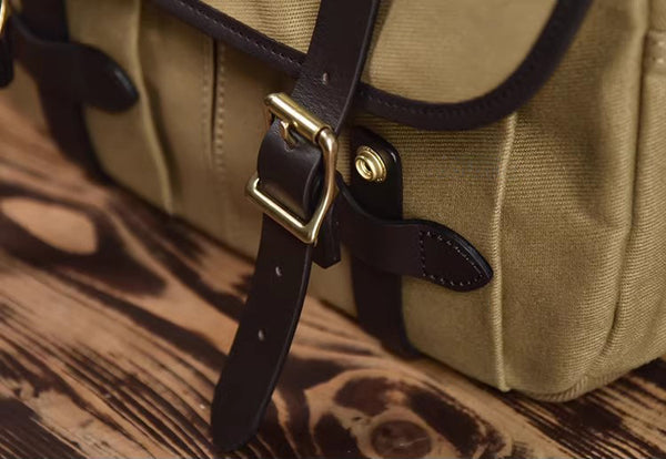 DEEPKEE original nubuck handmade full-grain genuine leather cowhide bag Portable Cycling Messenger Bags #70232