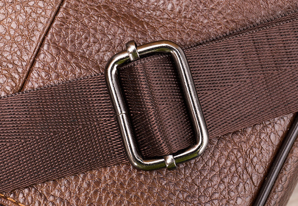 DEEPKEE original nubuck handmade full-grain genuine leather cowhide bag Deepkee Handcraft Cowhide Crossbody Side Bag #6037