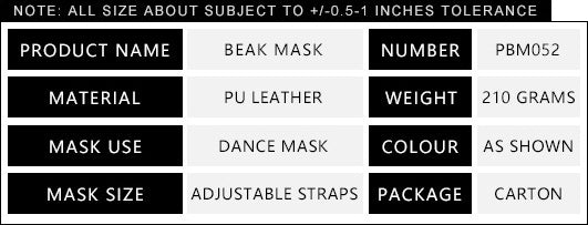 DEEPKEE original nubuck handmade full-grain genuine leather cowhide bag Deepkee Plague Doctor Mask for Halloween Party #FPBM052