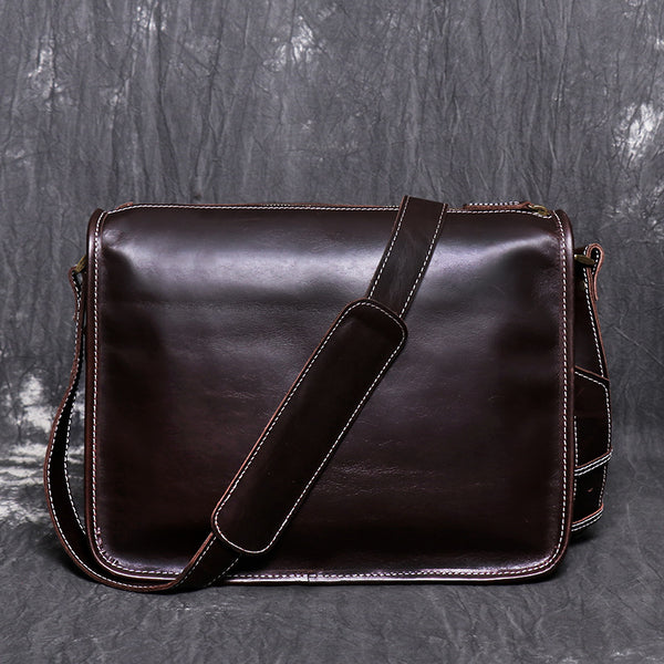 DEEPKEE original nubuck handmade full-grain genuine leather cowhide bag The Kasilof DEEPKEE HANDMADE LEATHER #9017