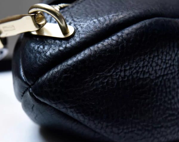 DEEPKEE original nubuck handmade full-grain genuine leather cowhide bag Fashionable Handmade Leather Chest Bag Sling Bag Sling Pack #604272