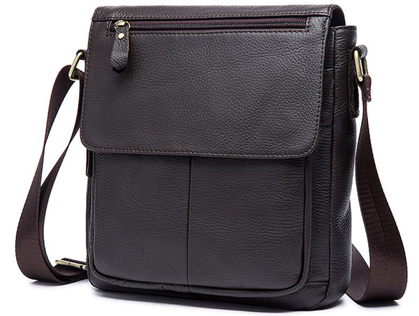 DEEPKEE original nubuck handmade full-grain genuine leather cowhide bag DEEPKEE handmade leather satchel #819