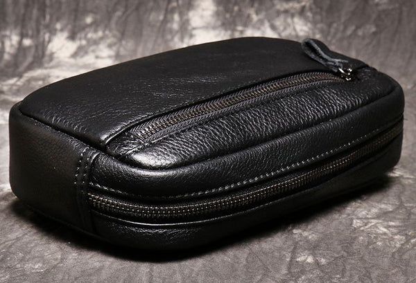 DEEPKEE original nubuck handmade full-grain genuine leather cowhide bag DEEPKEE LEATHER | Carlton Clutch Bag No.J082