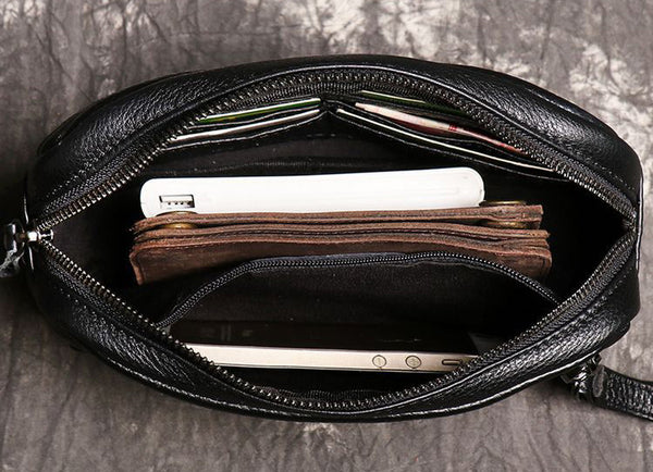 DEEPKEE original nubuck handmade full-grain genuine leather cowhide bag DEEPKEE LEATHER | Carlton Clutch Bag No.J082