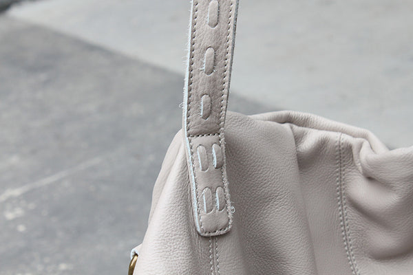 DEEPKEE original nubuck handmade full-grain genuine leather cowhide bag Handcrafted Tote Large Bag #80323