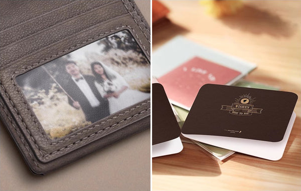 DEEPKEE original nubuck handmade full-grain genuine leather cowhide bag DIY Leather Wallet - Handmade Material Kit No.DC005