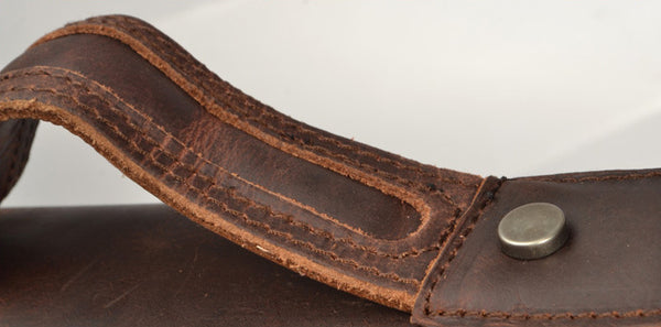 DEEPKEE original nubuck handmade full-grain genuine leather cowhide bag Basis Briefcase Messenger Bags #2167K