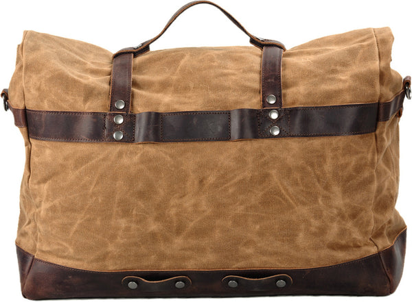 DEEPKEE original nubuck handmade full-grain genuine leather cowhide bag DEEPKEE ® Travel Duffle Bag a.k.a #5166