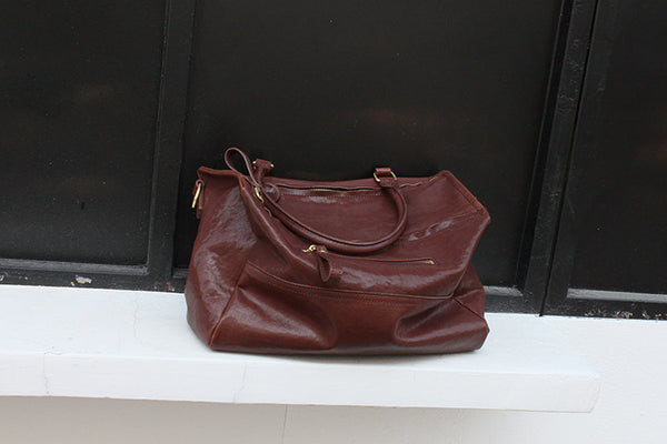 DEEPKEE original nubuck handmade full-grain genuine leather cowhide bag Crystal Vegetable Tanned Cowhide Pandora Box Biker Bag KM-23713