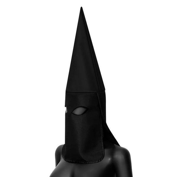 DEEPKEE original nubuck handmade full-grain genuine leather cowhide bag Penitentes Initiation hood punk witch's hat #FHT008