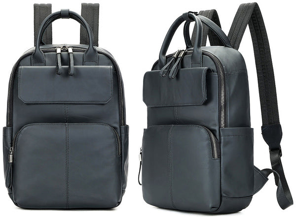 DEEPKEE original nubuck handmade full-grain genuine leather cowhide bag DEEPKEE HANDMADE Leather Business Shoulder Bag #816