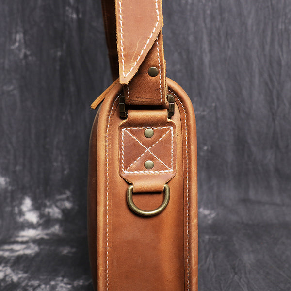 DEEPKEE original nubuck handmade full-grain genuine leather cowhide bag The Kasilof DEEPKEE HANDMADE LEATHER #9017