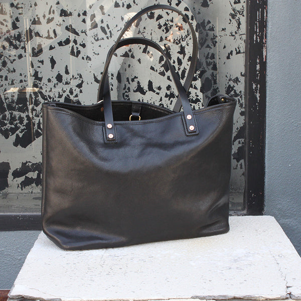 DEEPKEE original nubuck handmade full-grain genuine leather cowhide bag Vegetable Tanned Leather Cowhide Large Capacity Shopping Shoulder Bag KM-5276