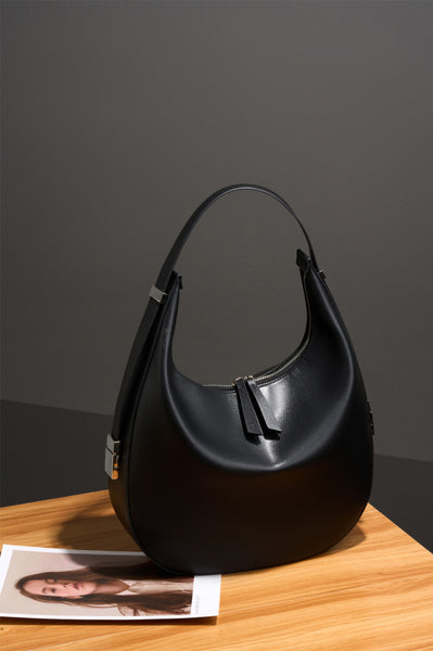 DEEPKEE original nubuck handmade full-grain genuine leather cowhide bag Handmade Leather Simple Style Underarm Bag #2782