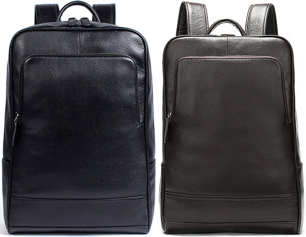 DEEPKEE original nubuck handmade full-grain genuine leather cowhide bag Brush Off Vegetable Tanned Full-grain Leather Backpack #8110