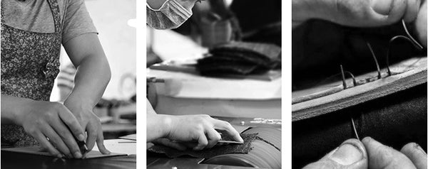 DEEPKEE original nubuck handmade full-grain genuine leather cowhide bag Handmade Crocodile Gommino Mens 6007-1